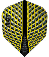 Harrows Silika Dart Flights - 100 Micron - No6 - Yellow