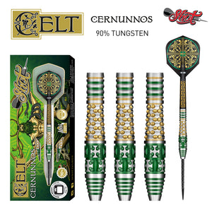 Shot Celt Cernunnos - Steel Tip Dart Set - 90% Tungsten - 22g - 25g