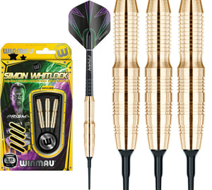 Winmau Simon Whitlock Darts - Soft Tip - The Wizard - Brass - 18g