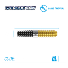 Winmau Steve Beaton - Special Edition - Bronze Adonis - 90% Tungsten Darts - 22g 24g