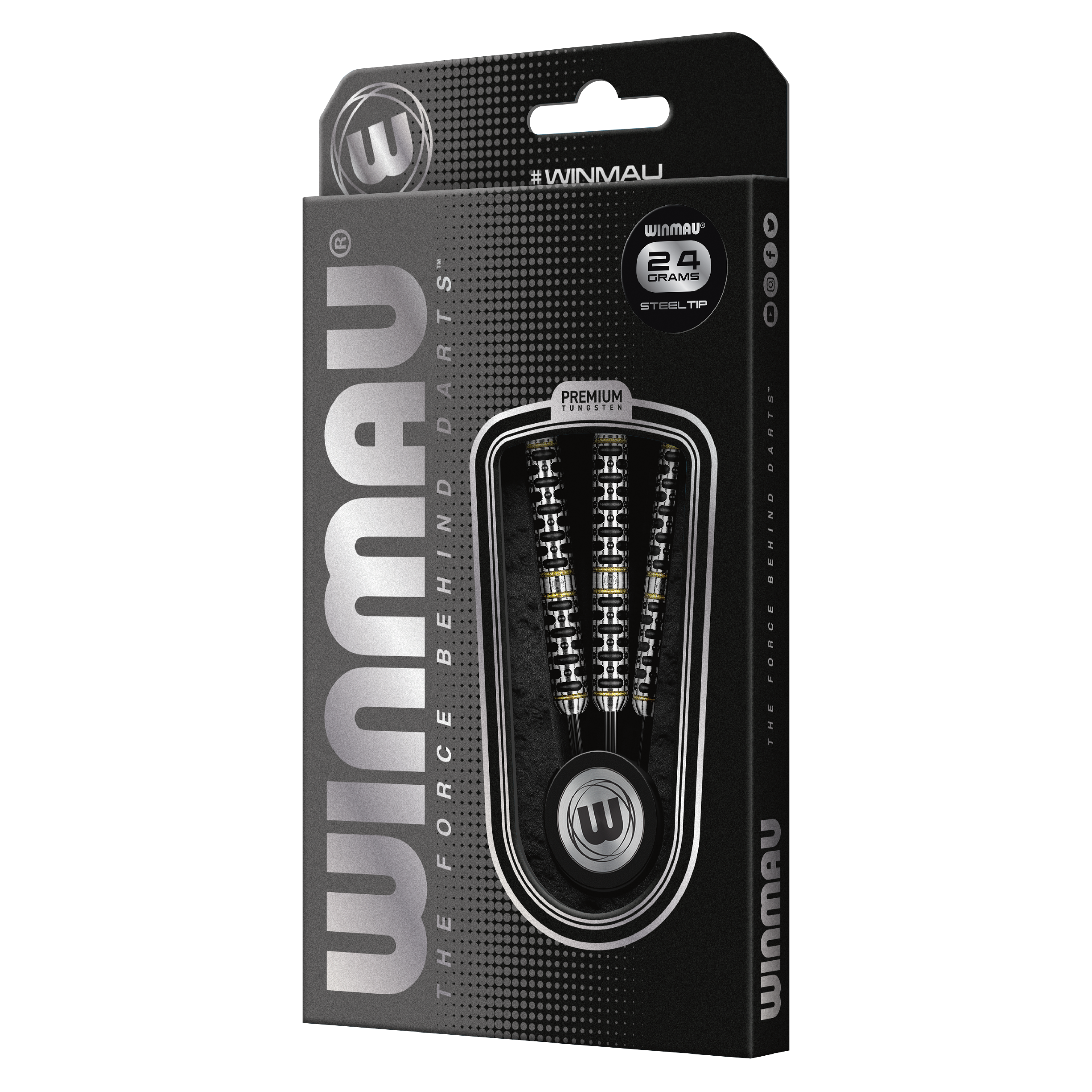 Winmau Steve Brown - The Bomber - 90% Tungsten Darts - 24g