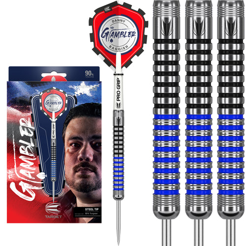 Target Danny 'The Gambler' Baggish - G1 - 90% Tungsten Darts - 21g 23g