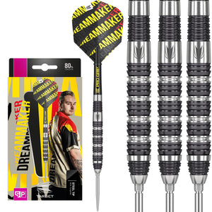 Target Dimitri Van Den Bergh - Dream Maker - 80% Tungsten Darts - 22g 24g 26g - Swiss Point