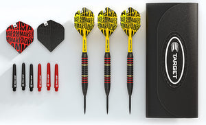 Target Dimitri Van Den Bergh - Dream Maker - Brass Darts - 22g - 22 Piece Dart Set