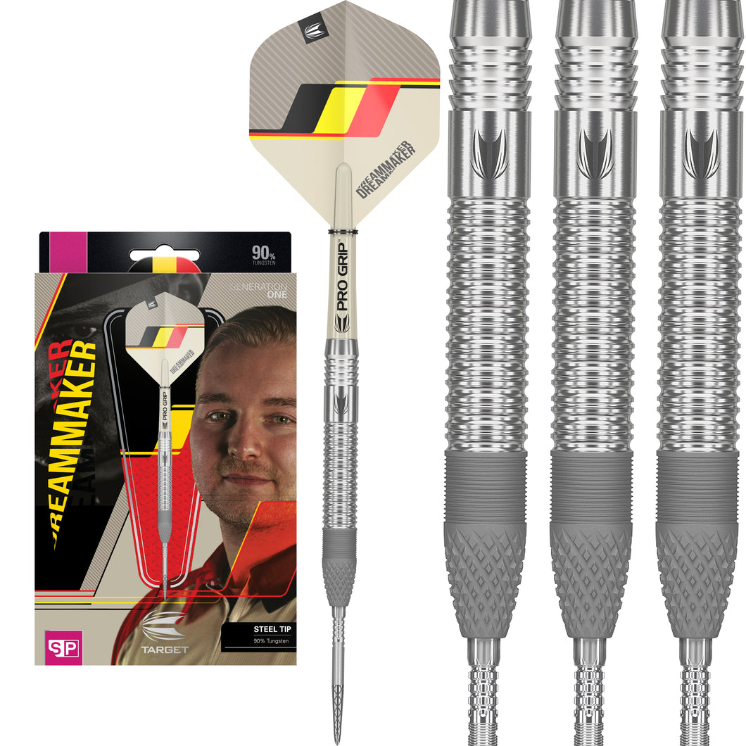 Target Dimitri Van Den Bergh - Dream Maker - Gen 1 - 90% Tungsten Darts - 21g 23g 25g - Swiss Point