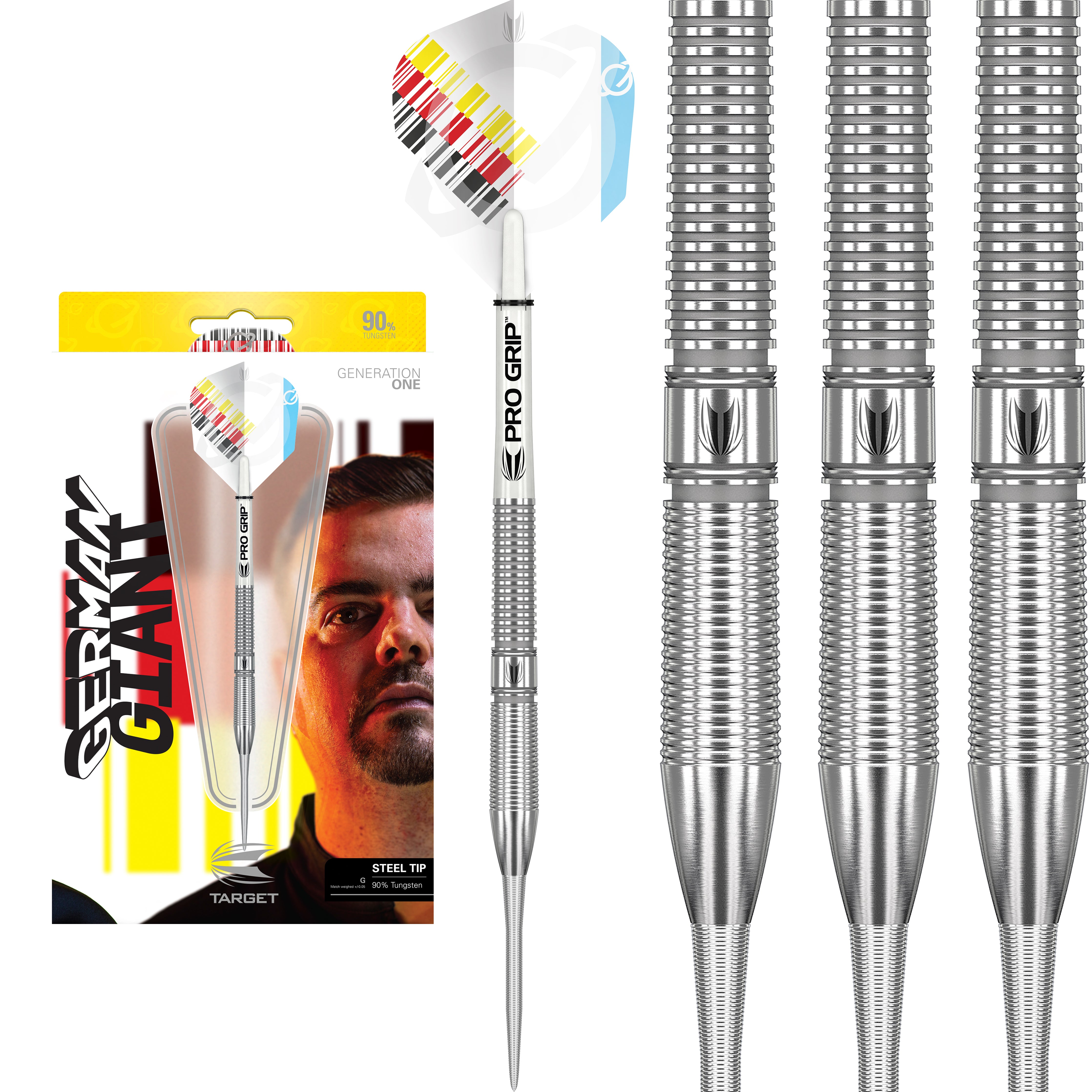 Target Gabriel Clemens Darts - German Giant - 90% Tungsten - Gen 1 - 2