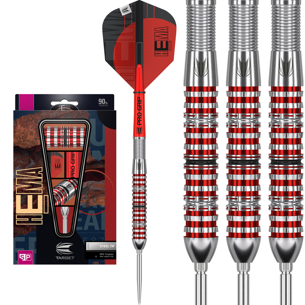 Target Hema 03 - 90% Tungsten - Swiss Point - Steel Tip Darts - 23g 25g