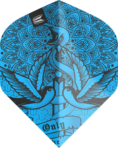 Target Ink - Pro.Ultra - Blue - No2 - Dart Flights - 100 Micron