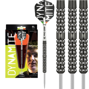 Target Keane Barry - Dynamite - Gen 1 - 90% Tungsten - Steel Tip Darts - 22g 24g