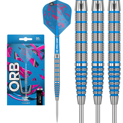 Target ORB 02 - 80% Tungsten - Steel Tip Darts - 22g 24g