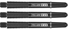 Target Pro Grip Evo Dart Shafts - Black