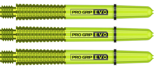 Target Pro Grip Evo Dart Shafts - Green