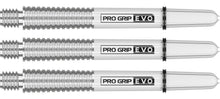 Target Pro Grip Evo Dart Shafts - Silver / White