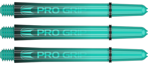 Target Pro Grip - Sera - Darts Shafts - Black & Aqua