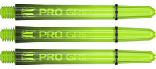 Target Pro Grip - Sera - Darts Shafts - Black & Lime