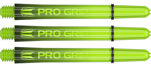Target Pro Grip - Sera - Darts Shafts - Black & Lime