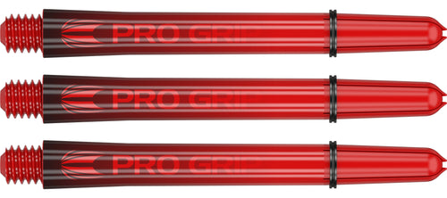 Target Pro Grip - Sera - Darts Shafts - Black & Red
