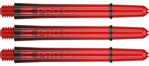 Target Pro Grip - Sera - Darts Shafts - Black & Red