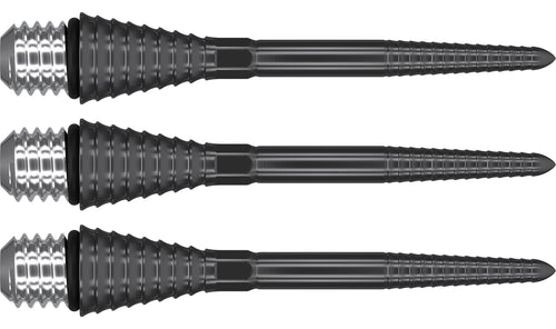 Target Titanium Grooved - SP Conversion Darts Points - Black - 26mm 30mm