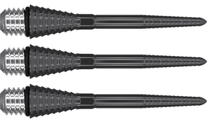 Target Titanium Grooved - SP Conversion Darts Points - Black - 26mm 30mm