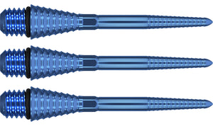 Target Titanium Grooved - SP Conversion Darts Points - Blue - 26mm 30mm