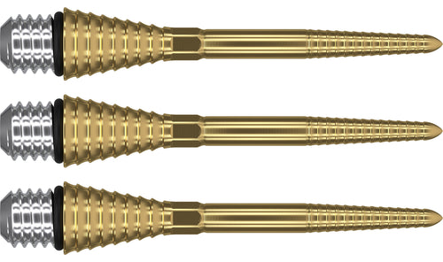 Target Titanium Grooved - SP Conversion Darts Points - Gold - 26mm 30mm