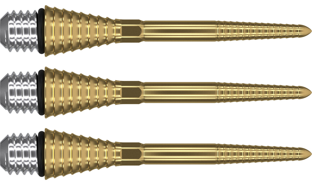 Target Titanium Grooved - SP Conversion Darts Points - Gold - 26mm 30mm