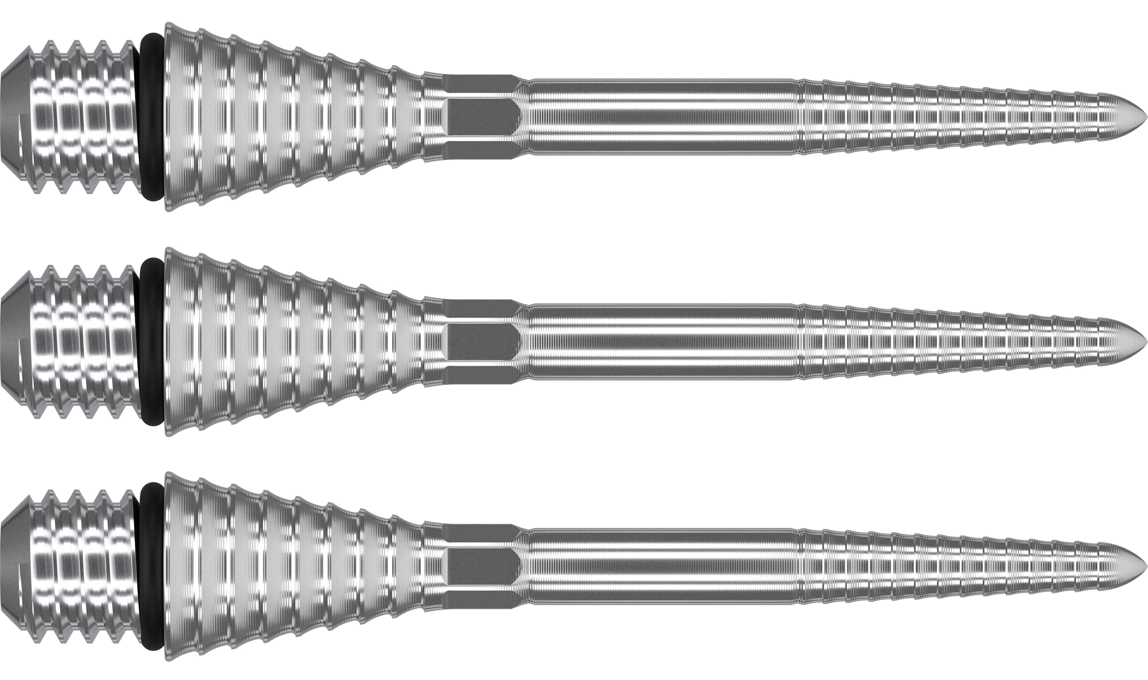 Target Titanium Grooved - SP Conversion Darts Points - Silver - 26mm 30mm