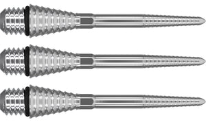 Target Titanium Grooved - SP Conversion Darts Points - Silver - 26mm 30mm