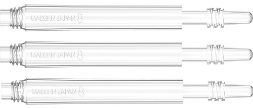 Target 8 Flights - Clear - Spin Shafts