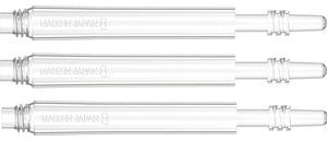 Target 8 Flights - Clear - Spin Shafts
