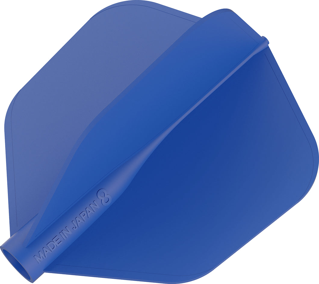 Target 8 Flight - Blue - No2 Standard - Moulded Flight System