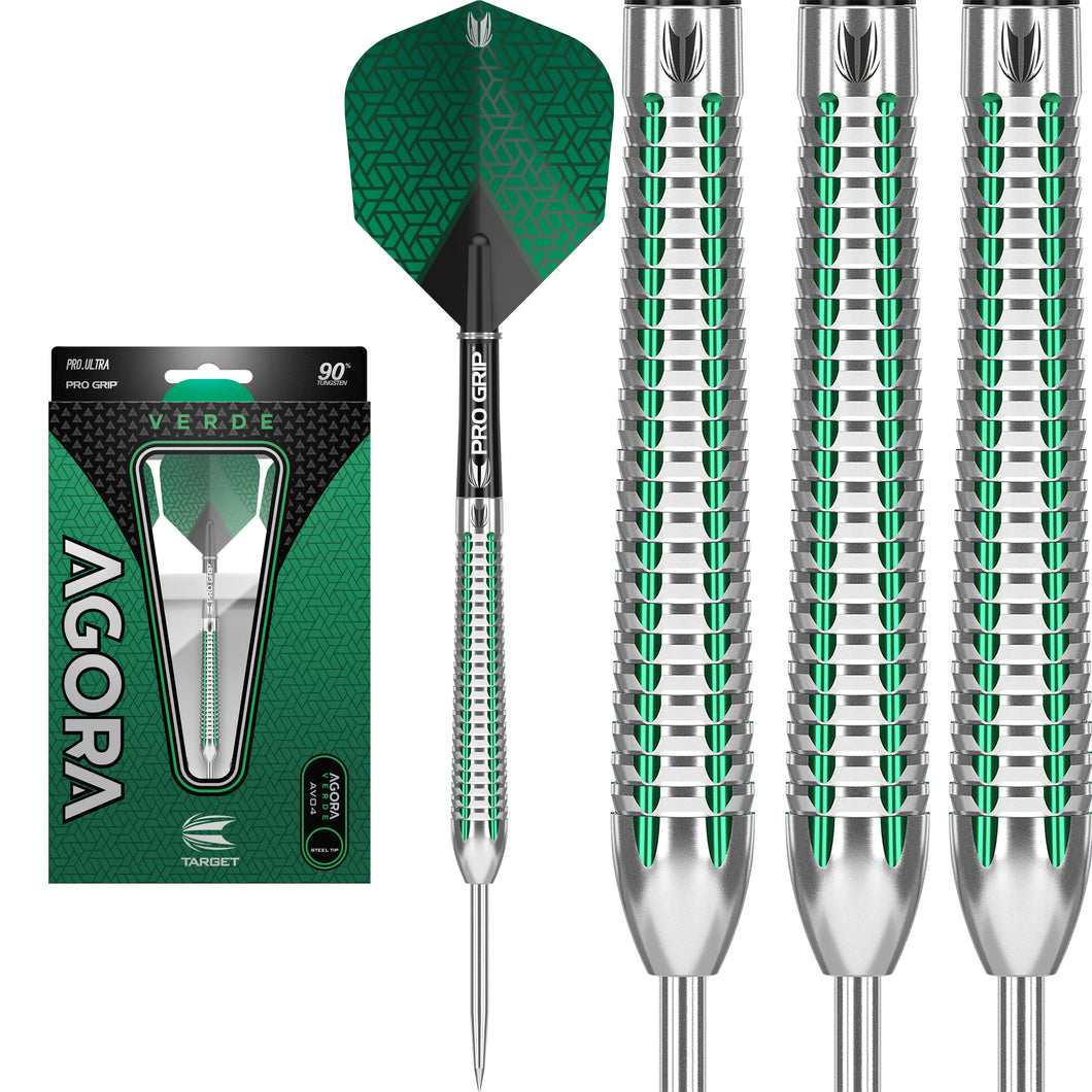 Target Agora Verde - AV04 - 90% Tungsten Darts - 22g 24g