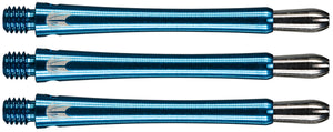 Target Grip Style Aluminium Shafts With Replaceable Tops - Blue