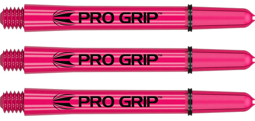 Target Pro Grip Shafts - Pink - Stems with Pro Grip Rings