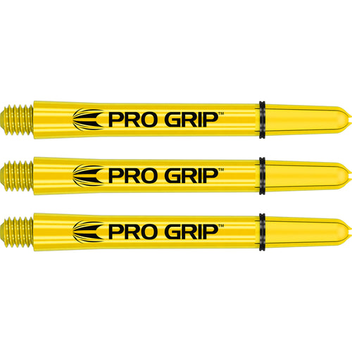 Target Pro Grip Shafts - Yellow - Stems with Pro Grip Rings
