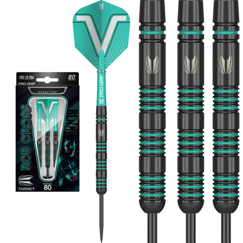 Target Rob Cross - Voltage - Black - 80% Tungsten Darts - 22g 24g