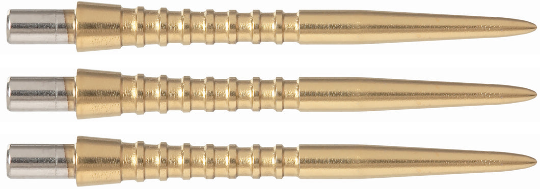 Target Storm Grooved Gold Points - 26mm
