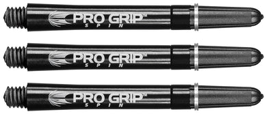 Target Pro Grip Spin Black Dart Shafts