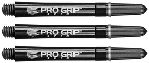 Target Pro Grip Spin Black Dart Shafts