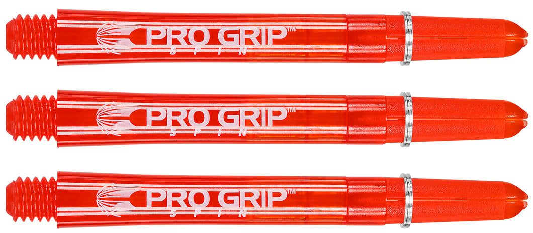 Target Pro Grip Spin Red Dart Shafts