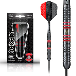 Target Vapor-8 Black Red 80% Tungsten Darts 23g 25g