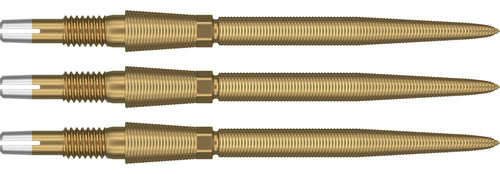 Target Swiss Storm - Nano Dart Points - Gold - 26mm 30mm