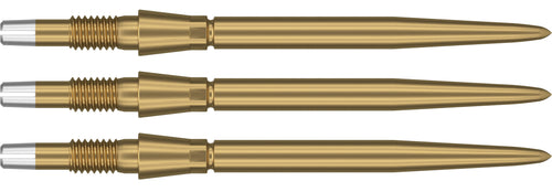 Target Swiss Storm - Smooth Dart Points - Gold - 26mm 30mm