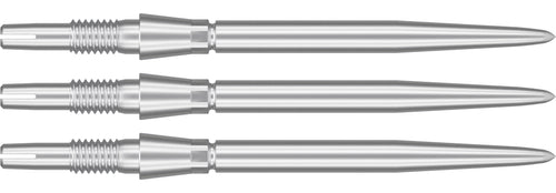 Target Swiss Storm - Smooth Dart Points - Silver 26mm 30mm