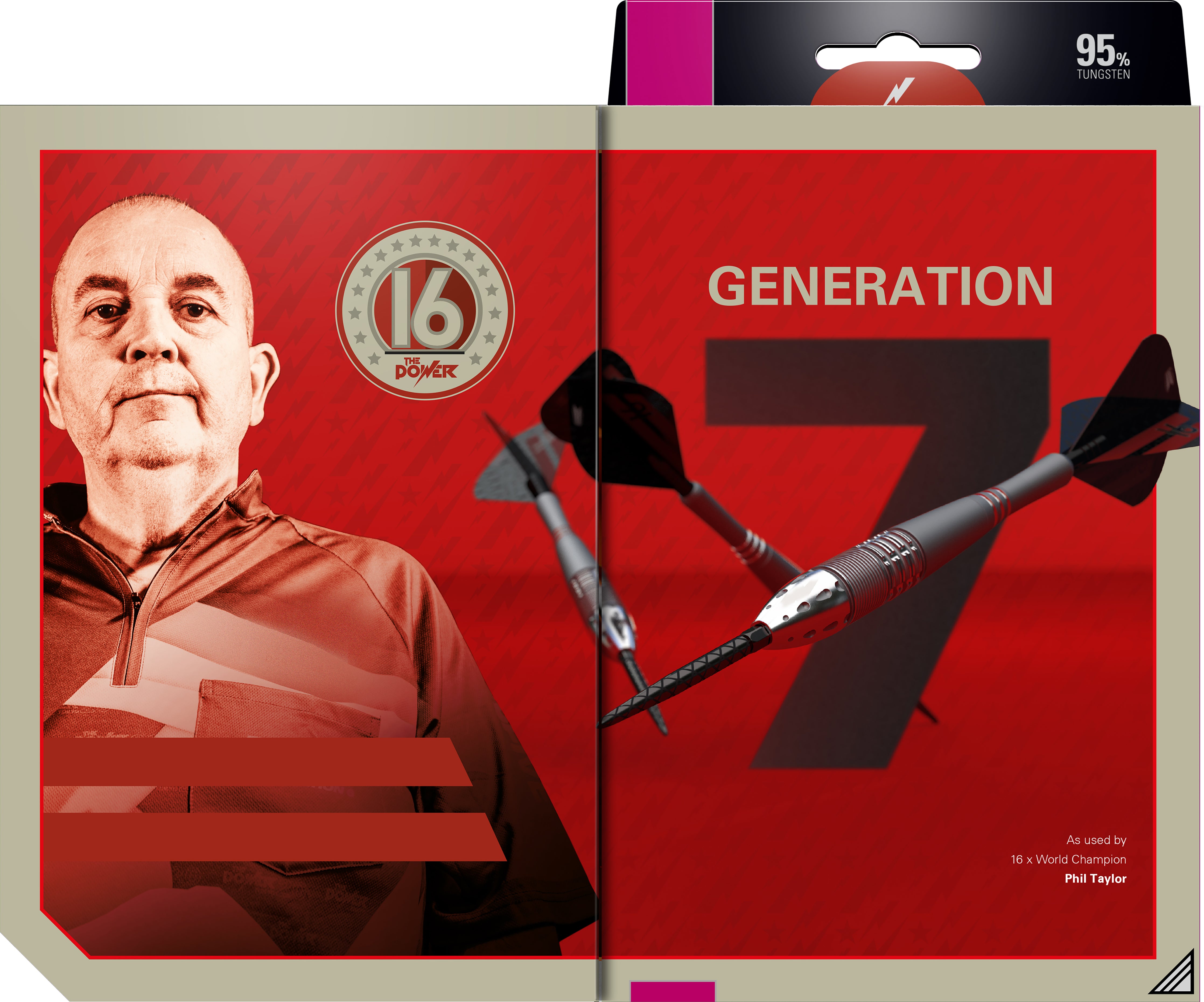 Target Phil Taylor - Power 9Five - G7 - Swiss Point - Steel Tip Darts