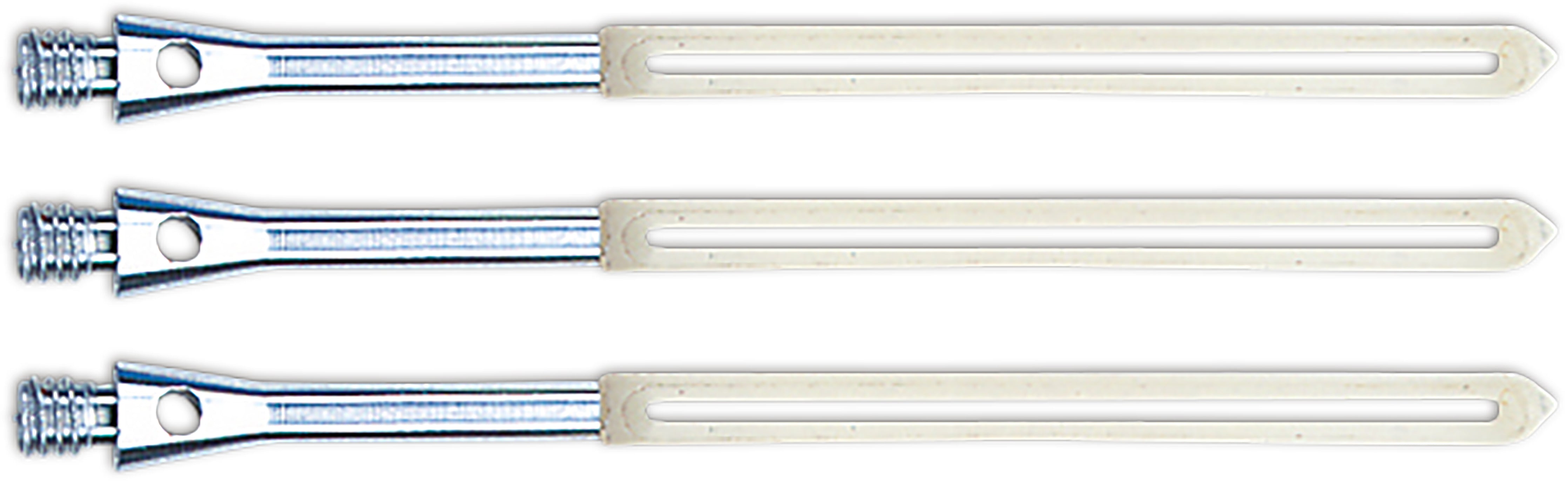 Unicorn Slikstik Aluminium Dart Shafts - Side Loading Stems - Silver - Natural - Phil Taylor