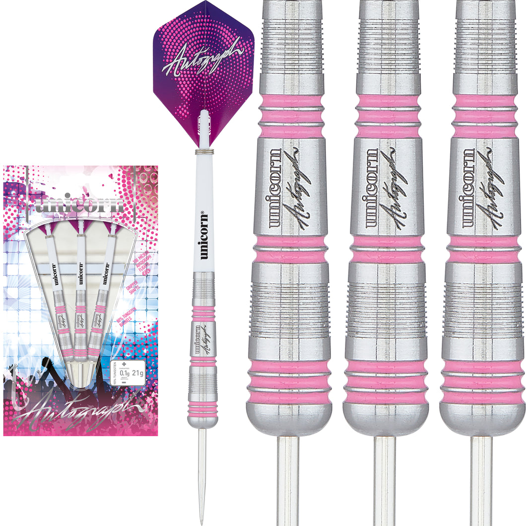 Unicorn Autograph Style 3 - 80% Tungsten Darts - 19g 21g 23g 25g