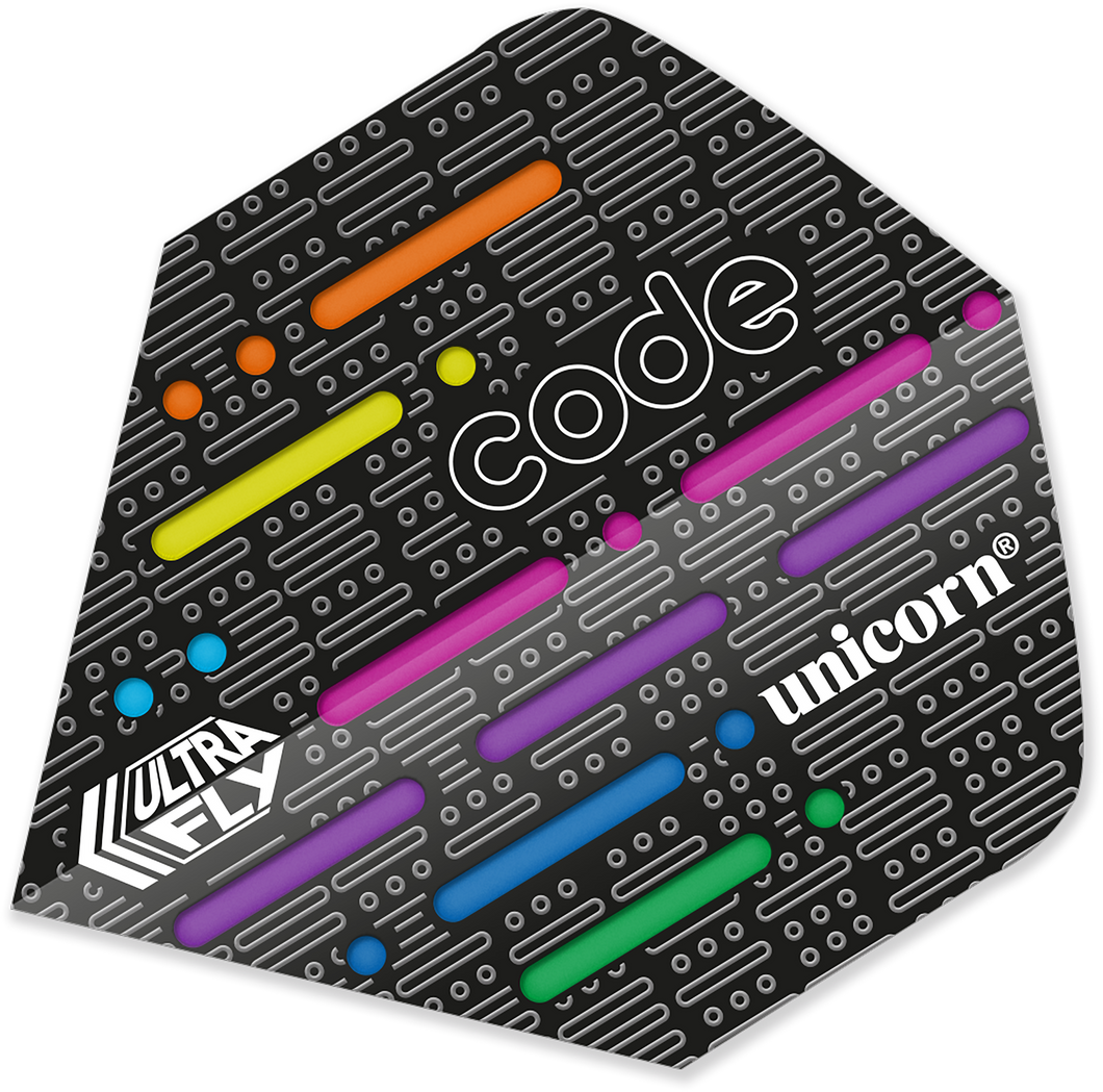 Unicorn UltraFly - Code - DNA - Dart Flights - 100 Micron - Big Wing - Standard
