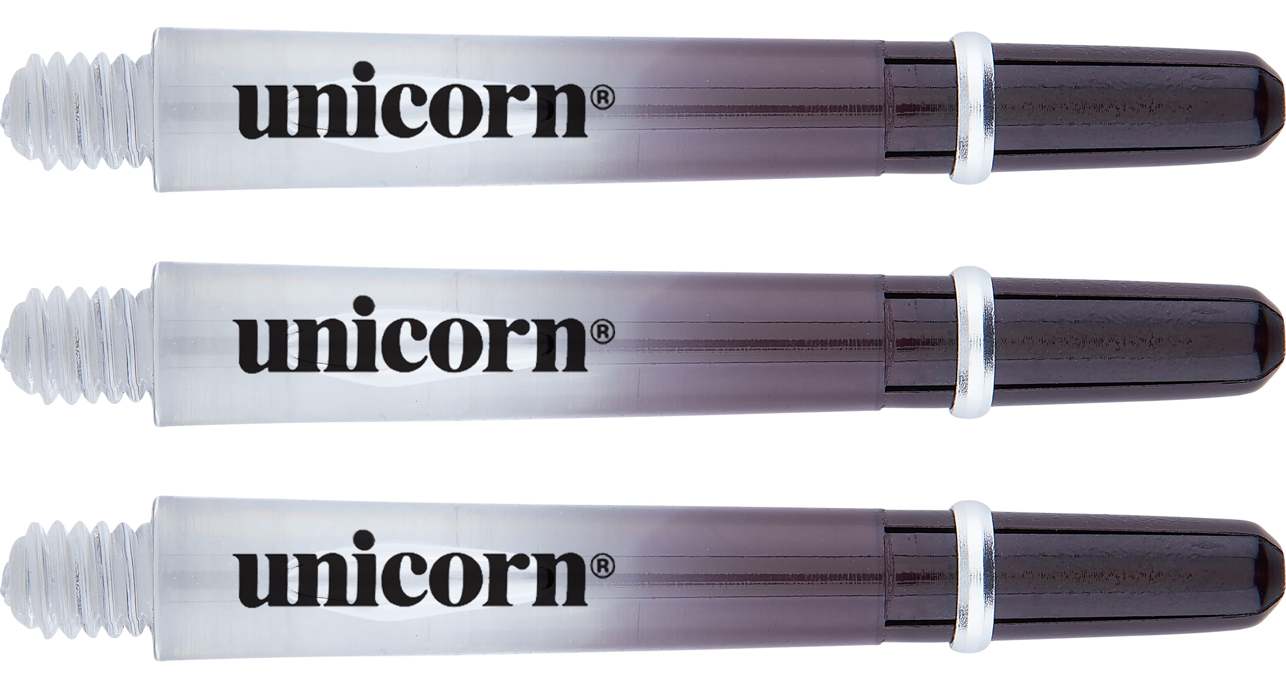 Unicorn Gripper 4 Two Tone Dart Shafts - Black